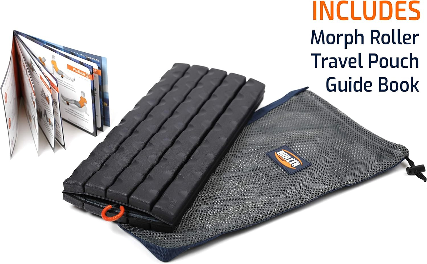 Morph Foam Roller: Collapsible Travel Foam Roller for Back Pain Relief, Worko...