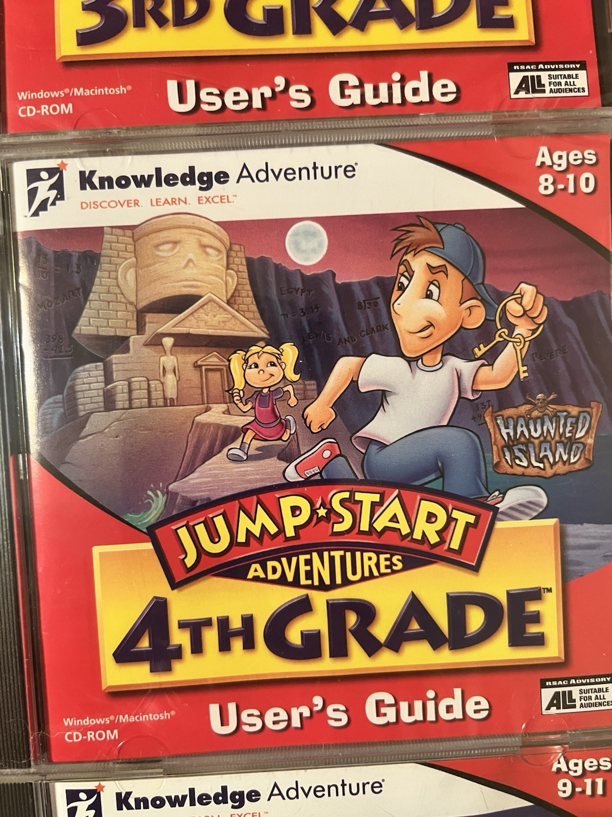 vintage JumpStart Learning System 12 CD-ROM Box Set Missing One CD Most Sealed.
