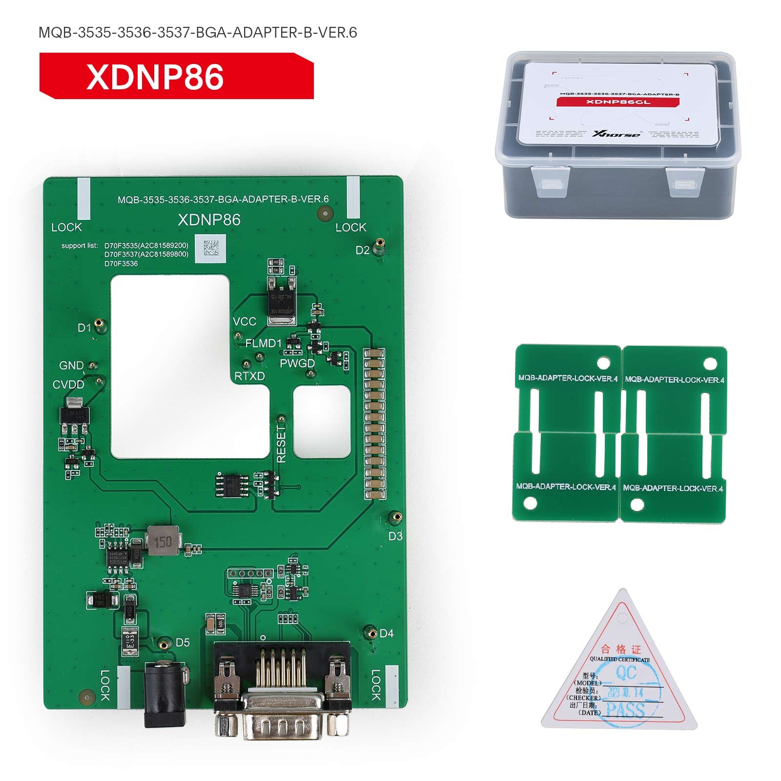 Xhorse XDNPM3GL MQB48 Adapter Without Solder Full Package 13pcs For Multi-Prog