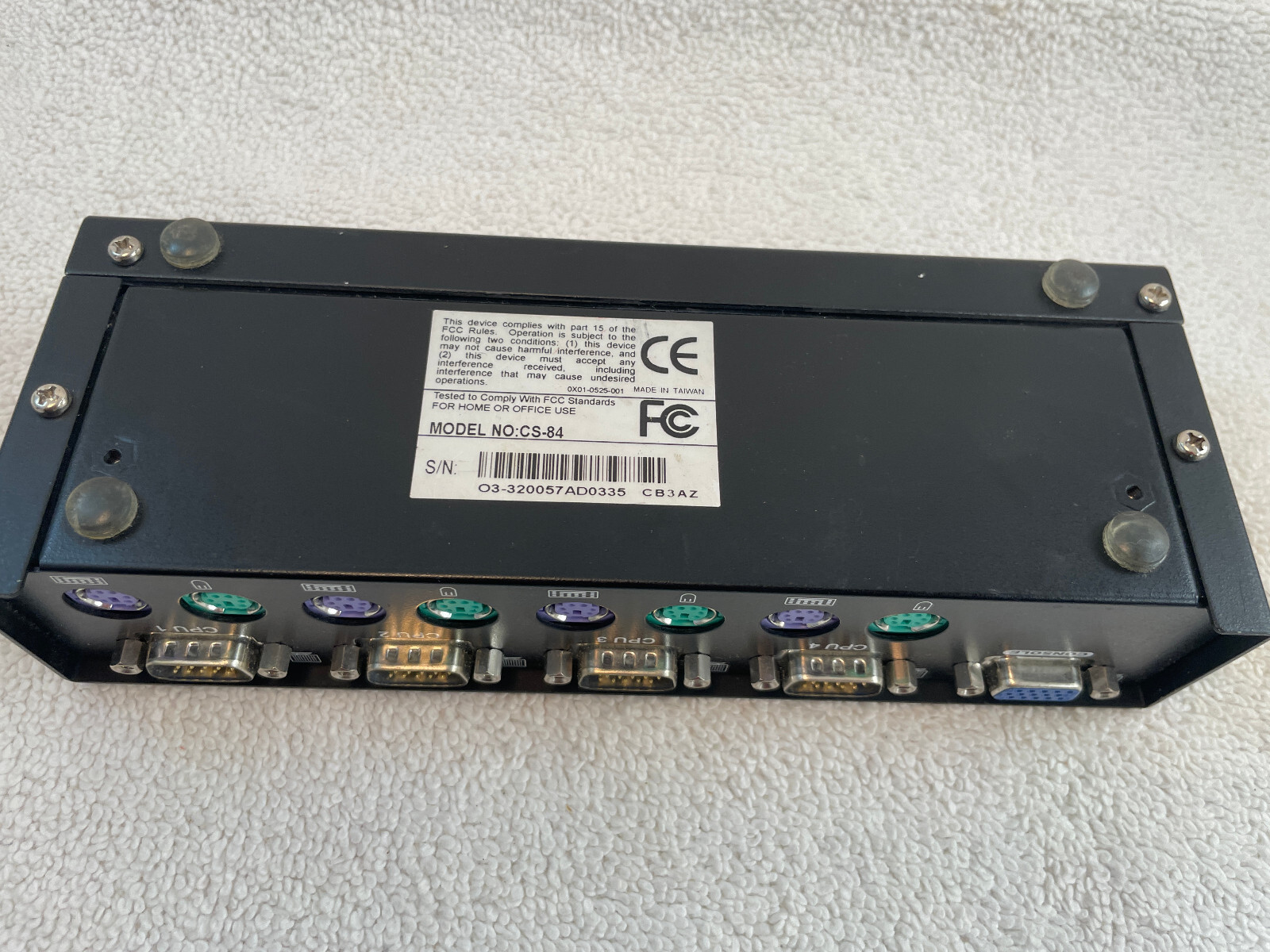 Tripp Lite Model CS 84 4-Ports External KVM Switch PS/2