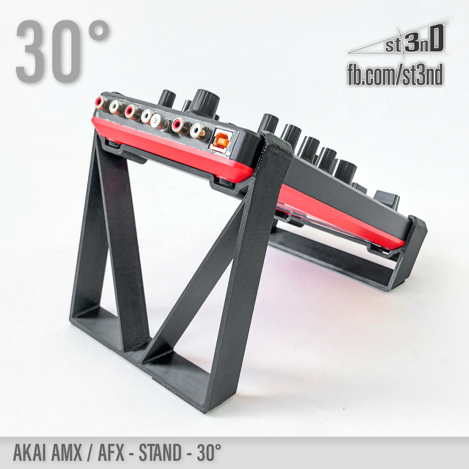 AKAI AMX / AFX - STAND 30 degrees - 3D printed - 100% Buyer Satisfaction
