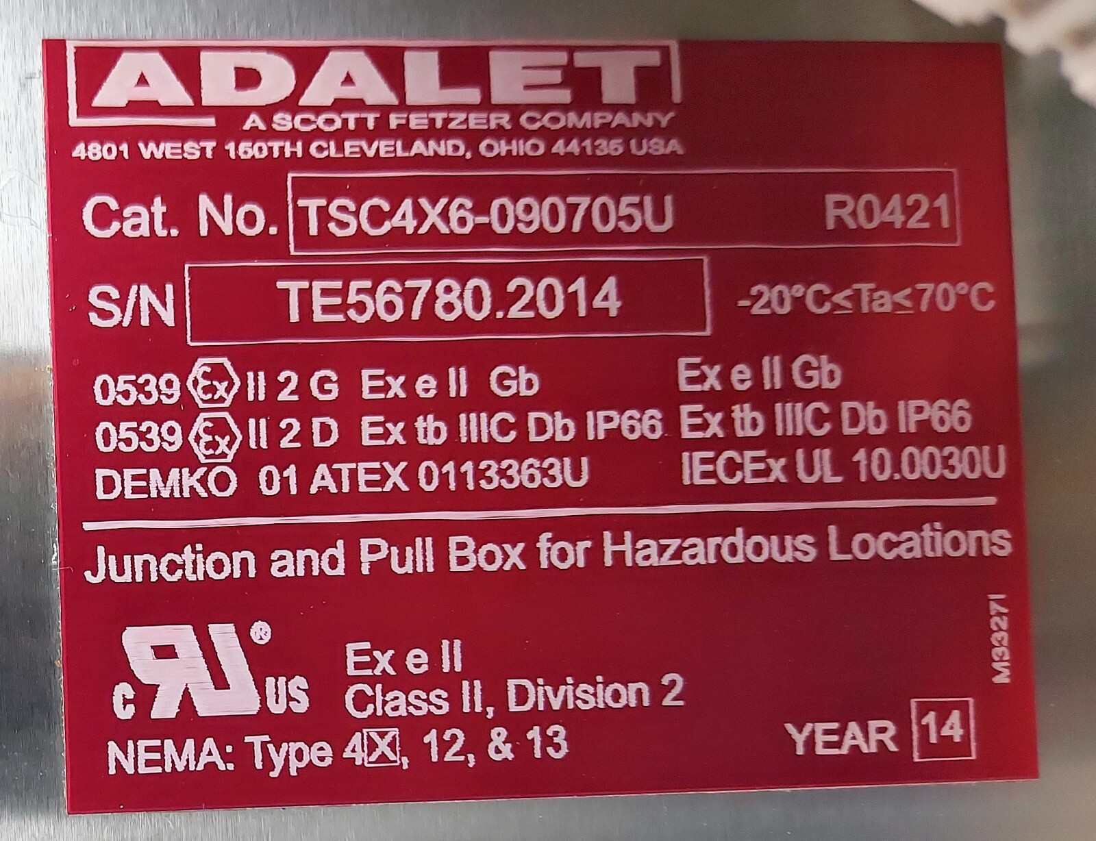 Federal Signal E2-HND-4X EXT:4971 Intercom Station