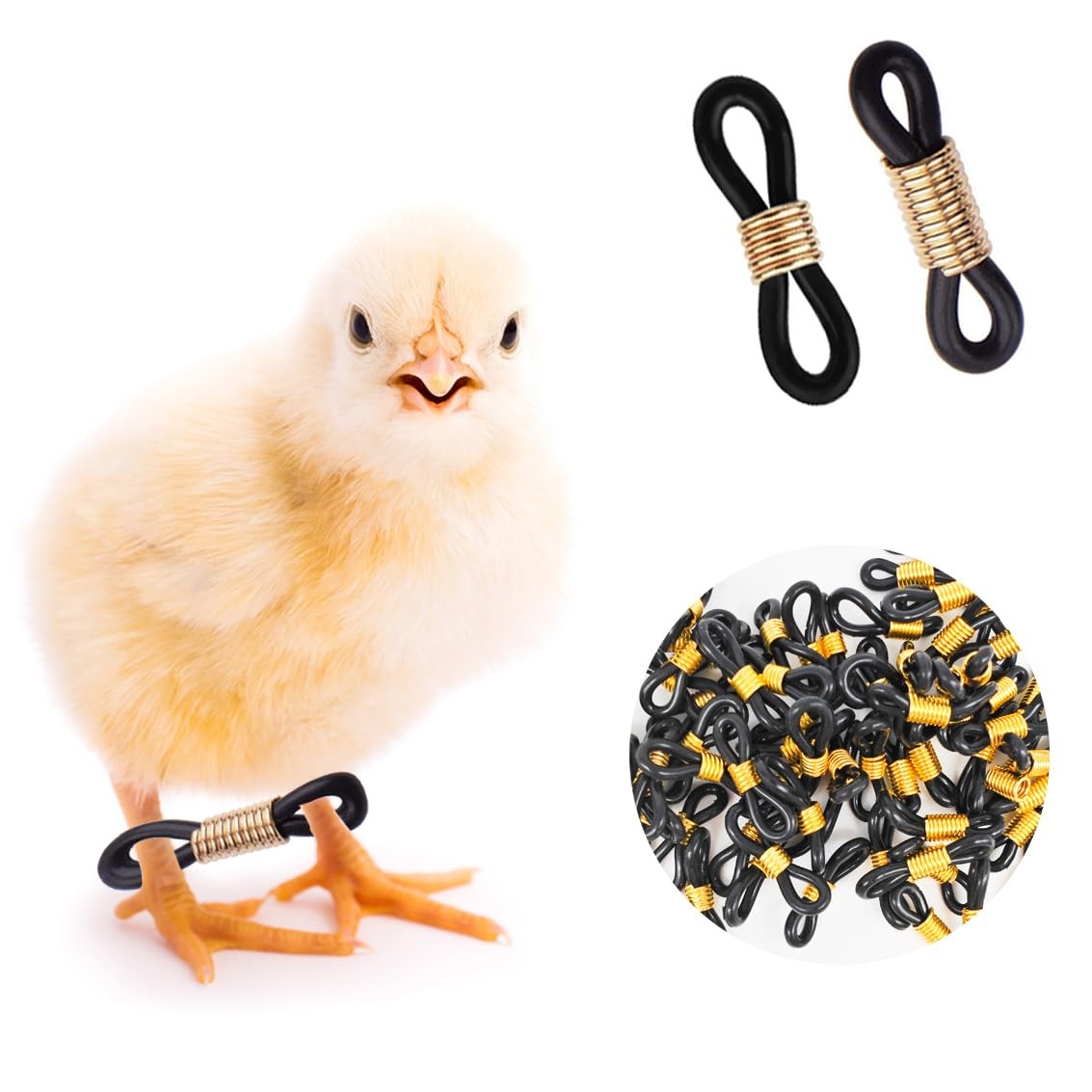 Chicken Bands Adjustable Hobbling Braces Adjustable Poultry Accessories