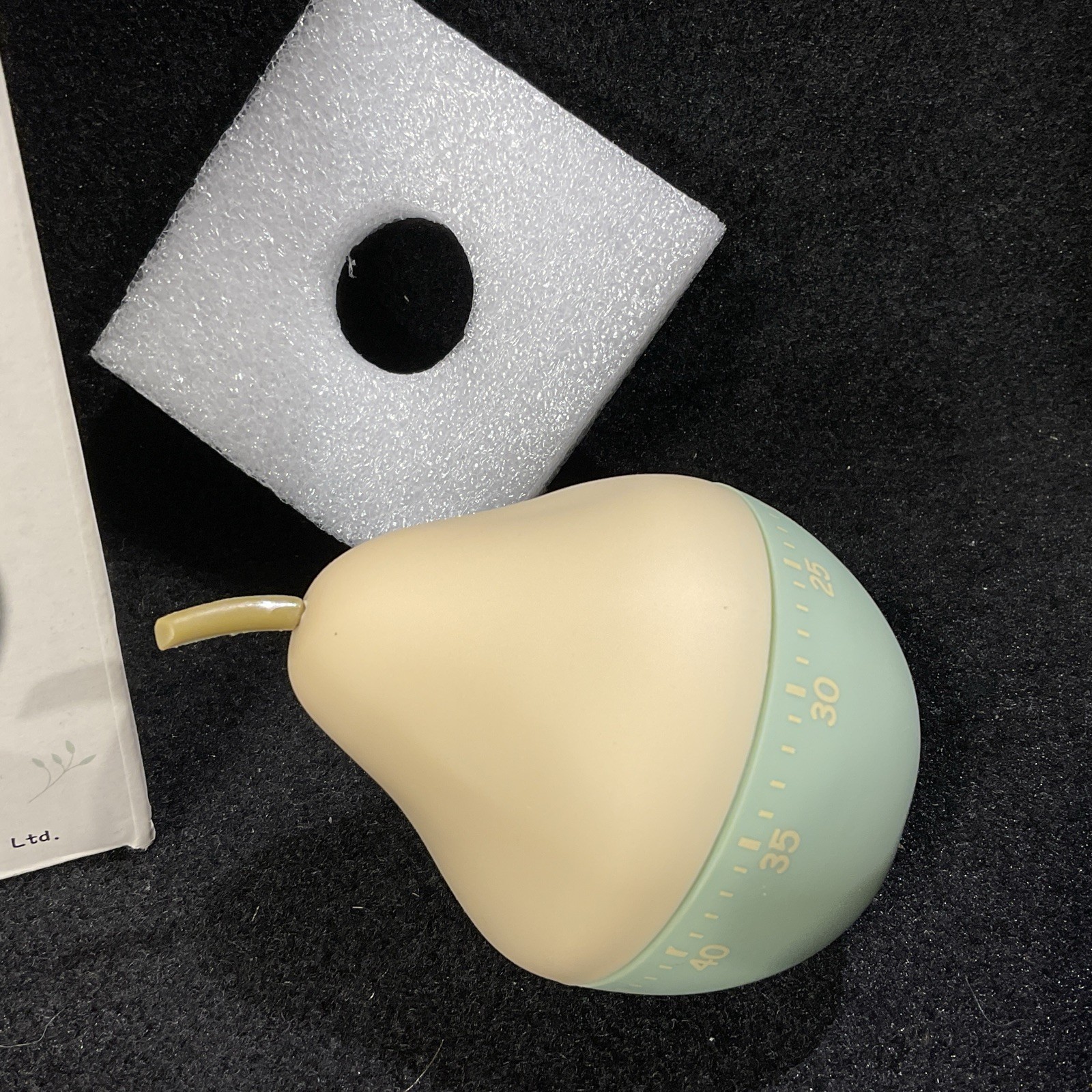 Pear Shaped Kitchen Timer Mechanical Cooking Egg Timer Fruit Vintage Retro Style