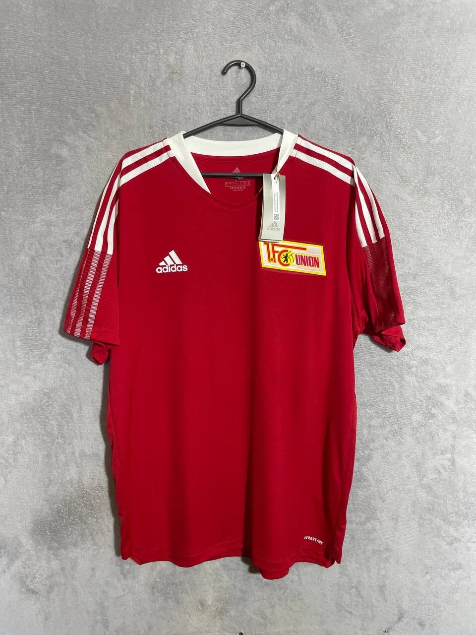 Berlin Union Training Jersey Football Soccer Shirt Red Adidas Trikot Mens Size L