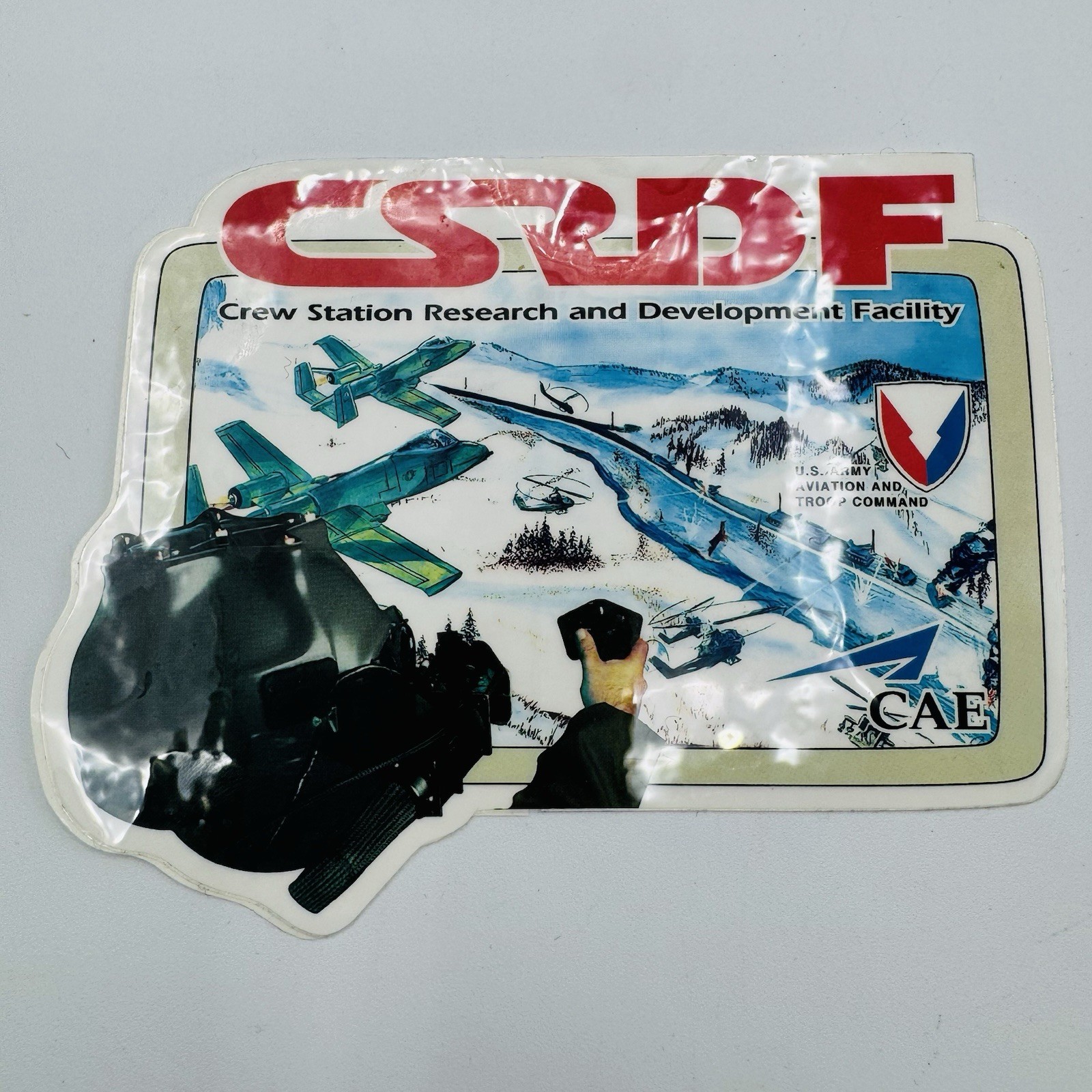 VTG CSRDF Army Aviation Crew Station Research Development Facility Decal Sticker