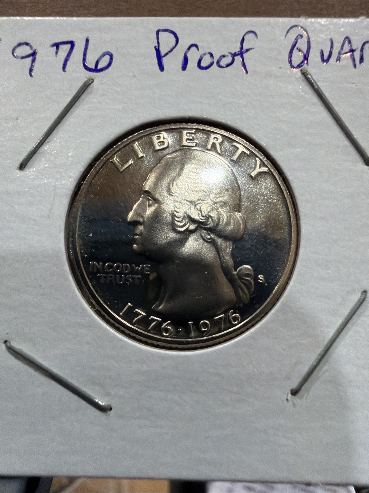 1976-S 25C Clad (Proof) Washington Quarter