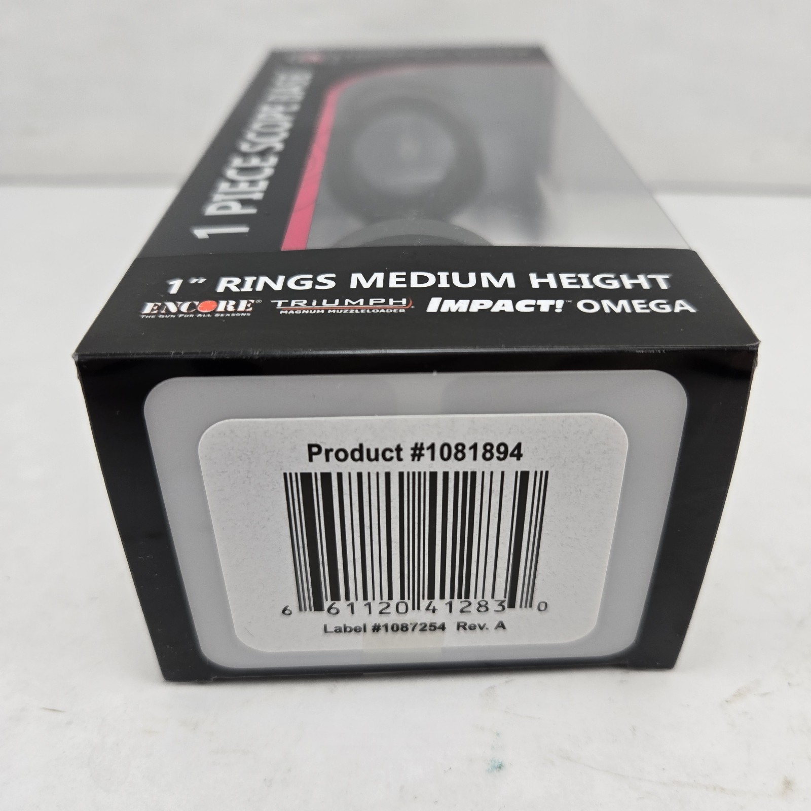 Thompson Center 1 Piece Scope Mount Base Rings 1" Medium Encore Omega Impact