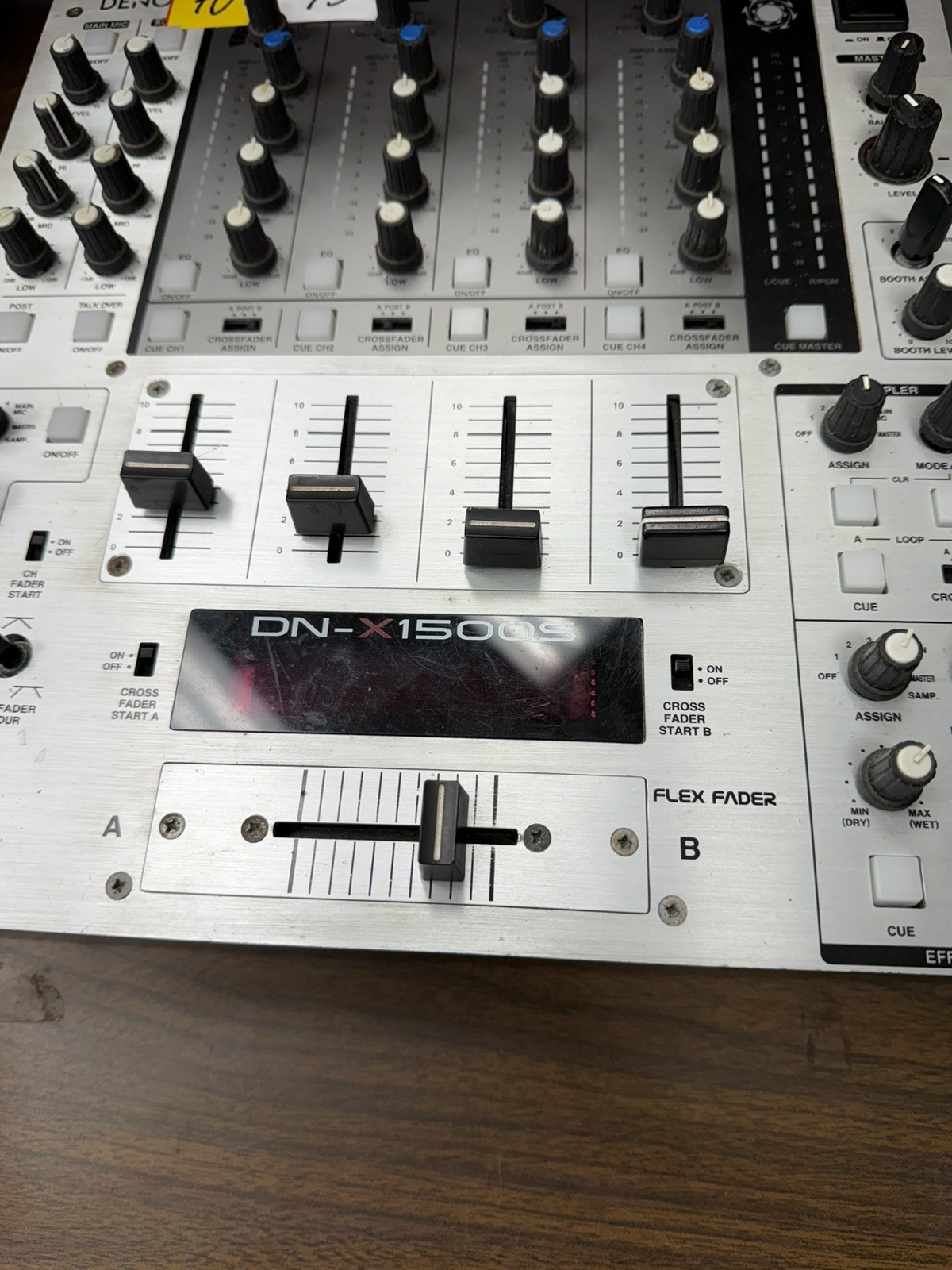 DENON DN-X1500S DJ Mixer Model DN-X1500S Used Tested