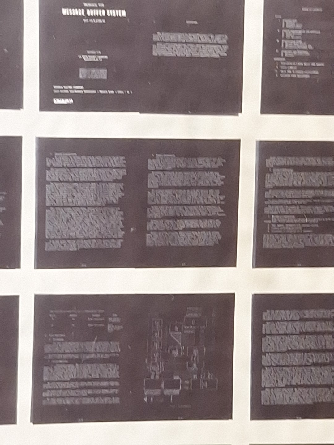 Vtg Military Microfiche Message Buffer System Proposal 1962 CPP-341