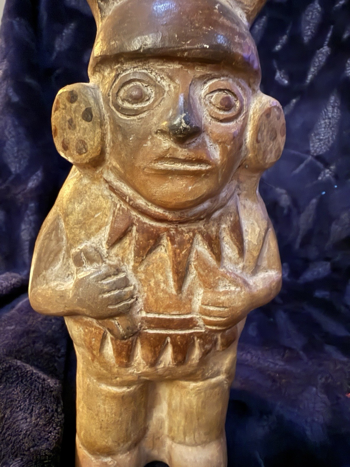 Replica of a Mochica (Moche) ceramic, Northern Peru, “ medicine man" 11” Tall