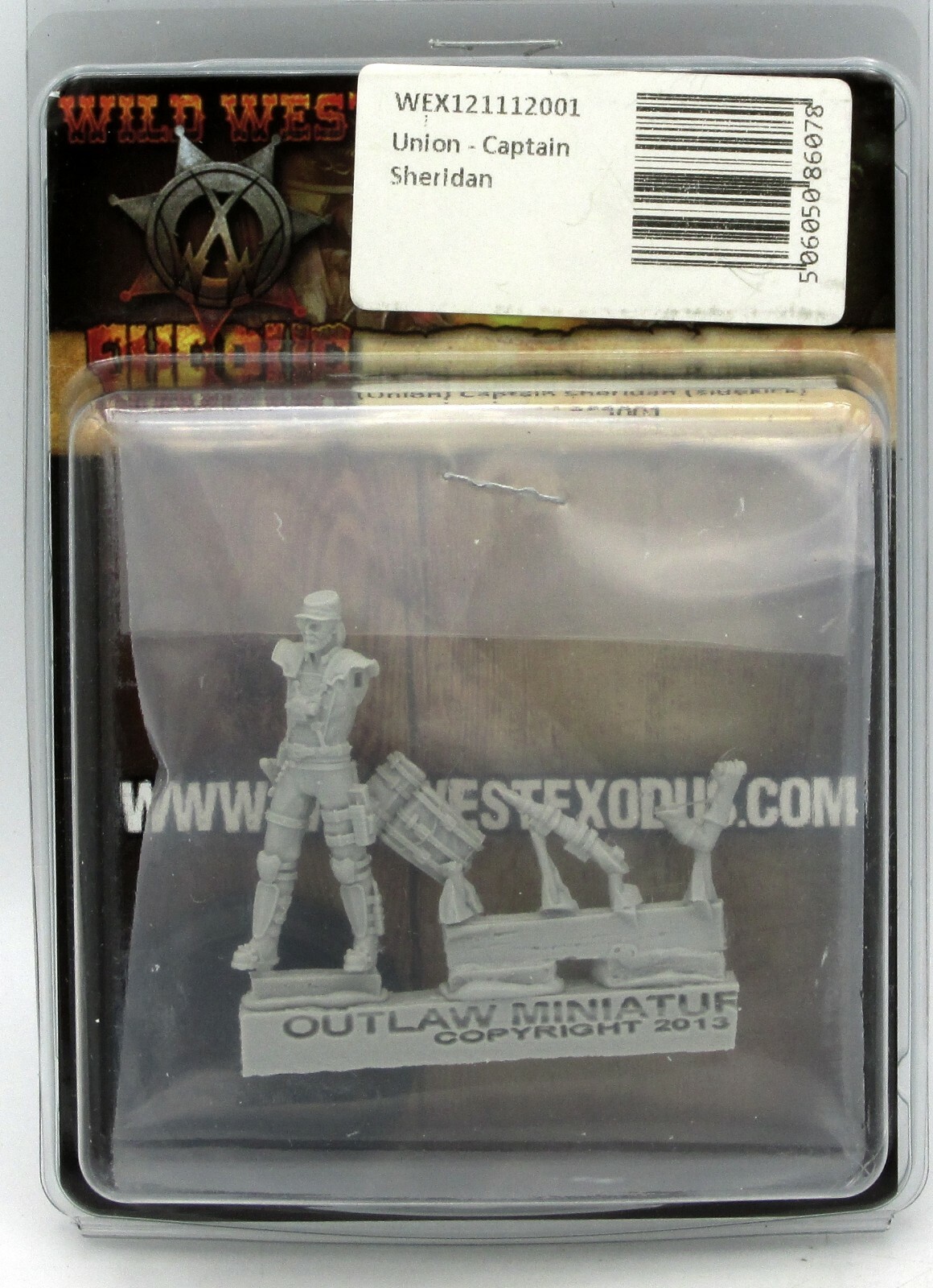 Wild West Exodus WEX121112001 Captain Sheridan (Union) Infantry Officer Hero WWX