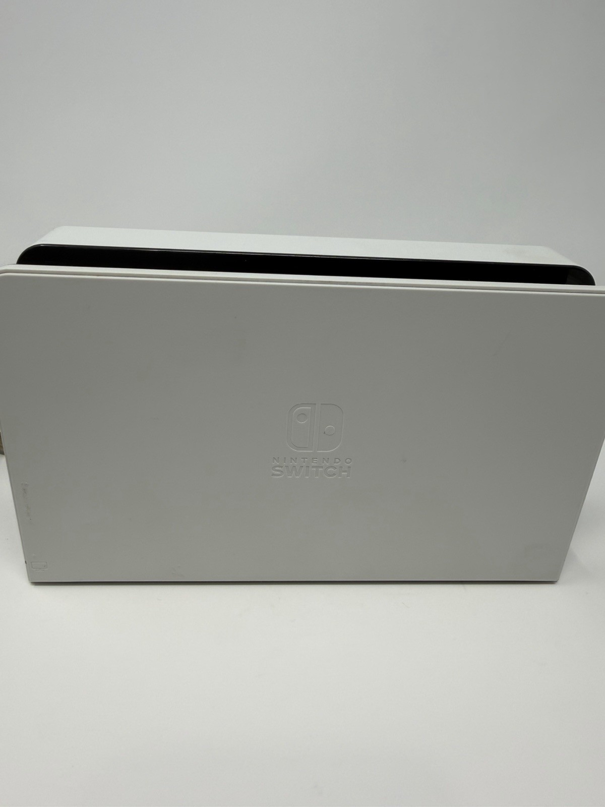 Genuine OEM Nintendo Switch OLED White Charging Dock, Power Adapter & HDMI Cable