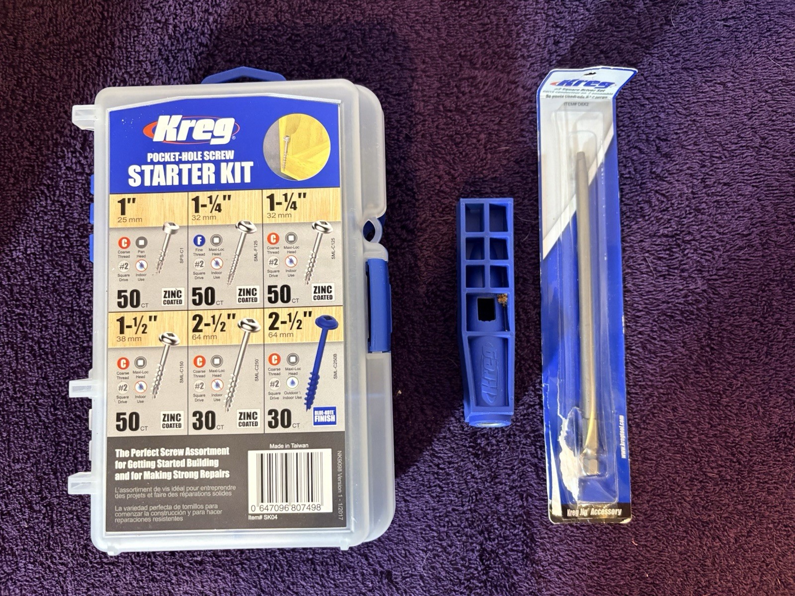 Lot Of Kreg Tools See Pictures For What Is Included Jig/Screws/Driver