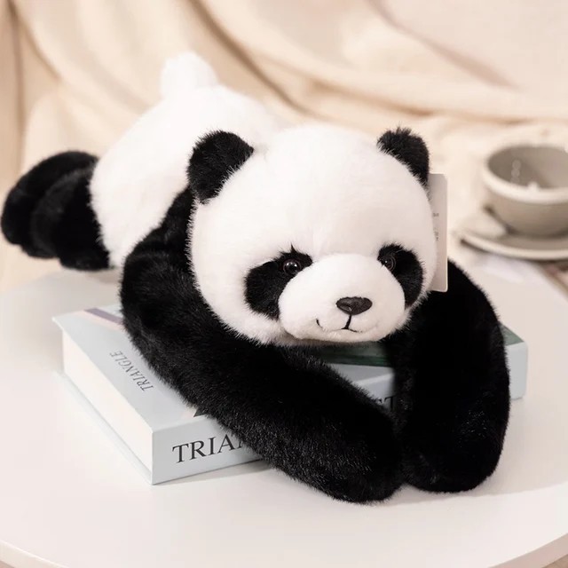 Long Arm Stuffed Animal Arm Weighted Soft Plush  sleeping Panda toy