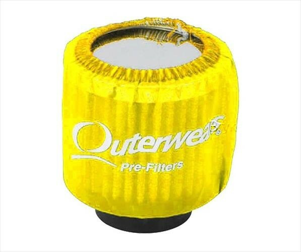 Outerwear Yellow Shielded Breather Pre Filter Dirt Racing UMP IMCA Outer Wear