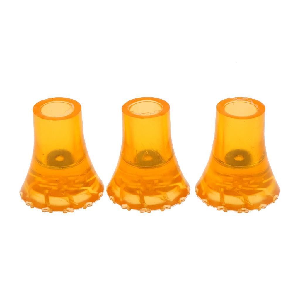 3pcs Durable Anti-Slip Replacement Walking Stick Cane Support Crutch Tips