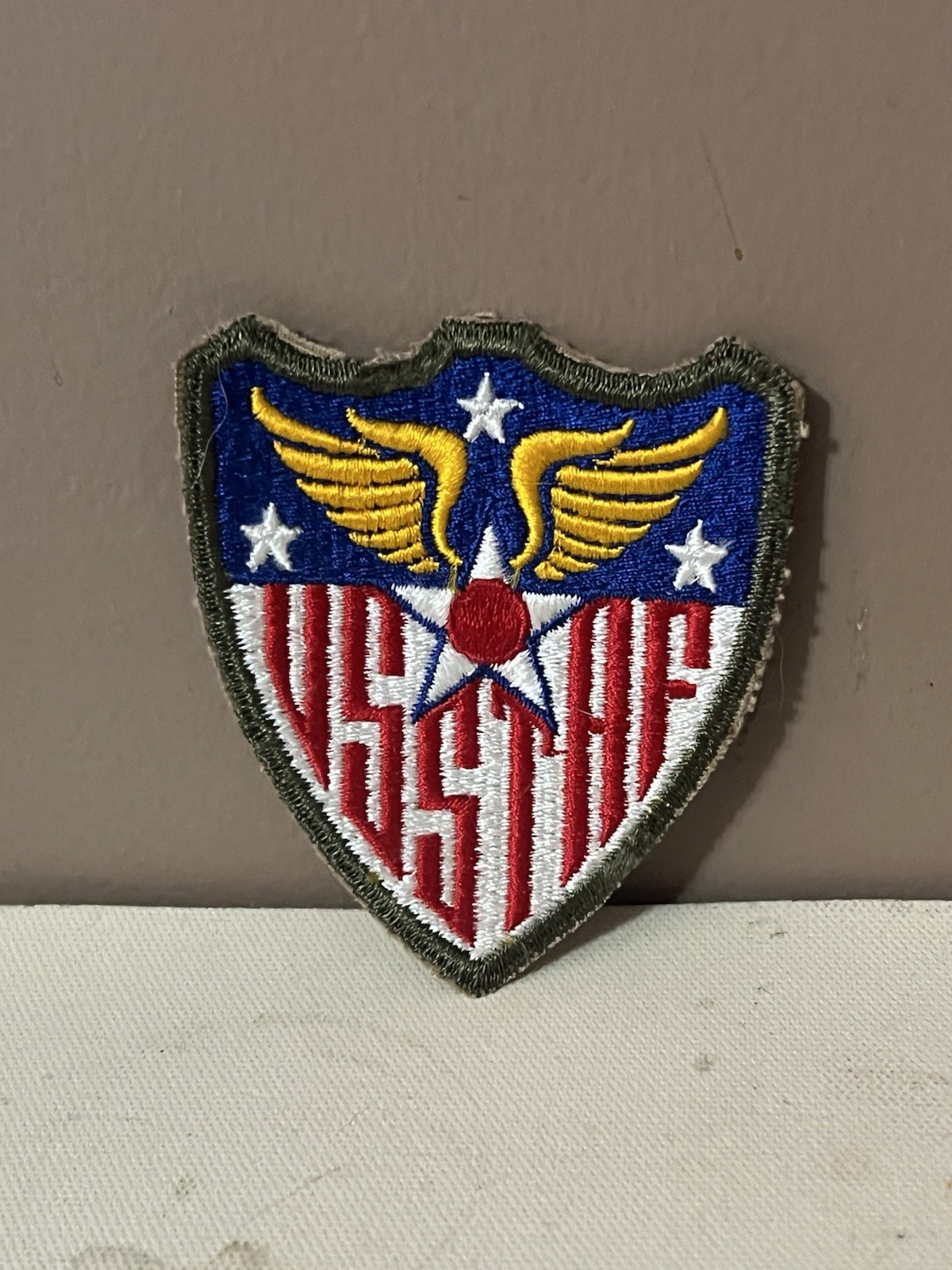 U.S. Strategic Air Forces in Europe/WW II Era Embroidered Uniform Patch