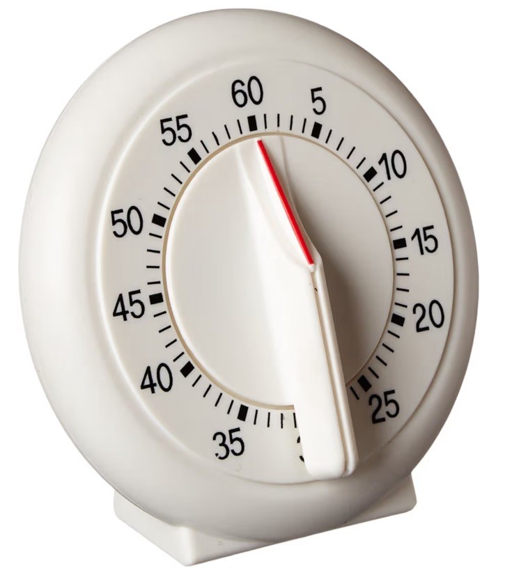 2 Packs Norpro 60 Minute Kitchen Timer With Long Ring 3.5"/9cm Easy To Read New