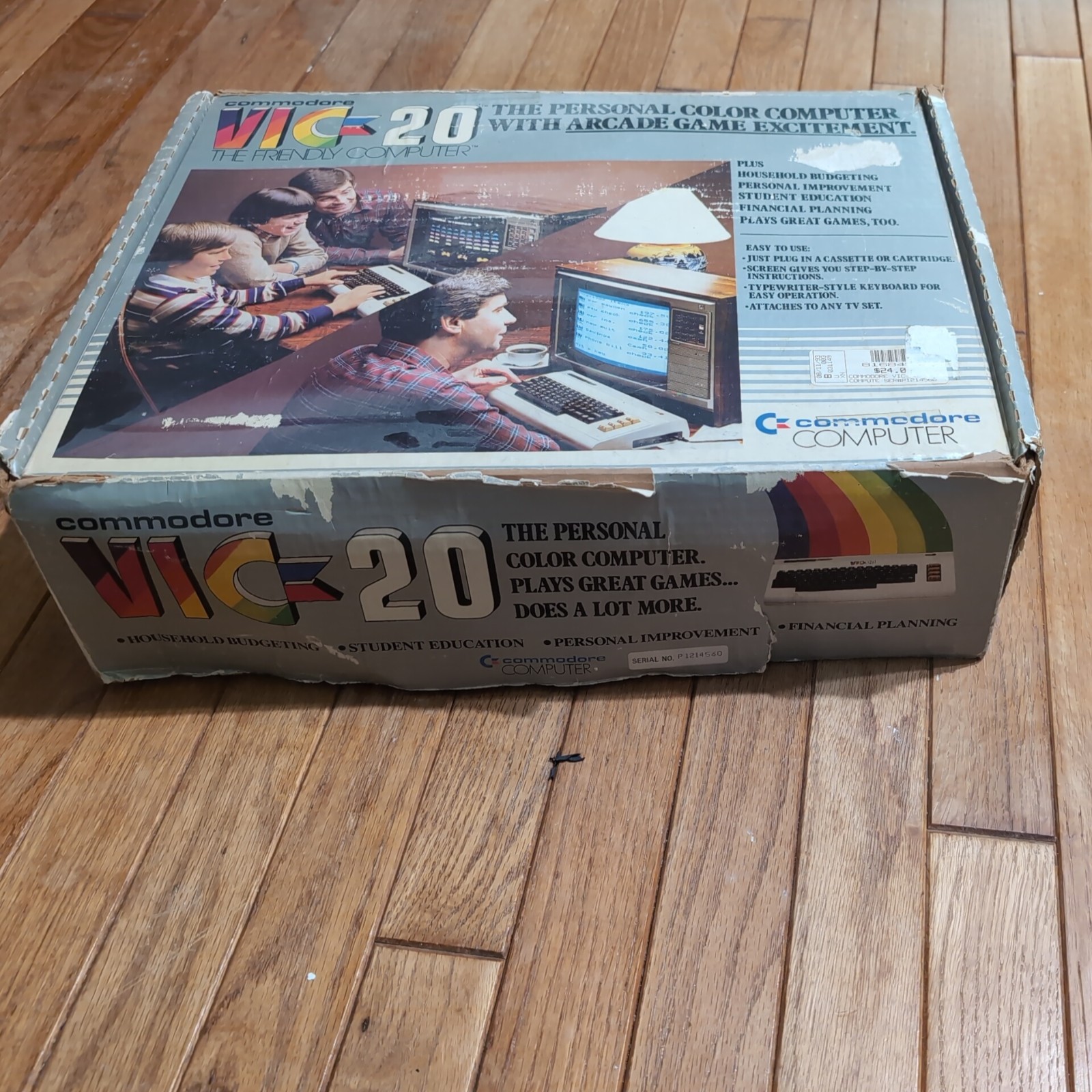 Commodore VIC 20 No Cables/Untested, C2N Cassette Player & Cassette 6 Pack Games