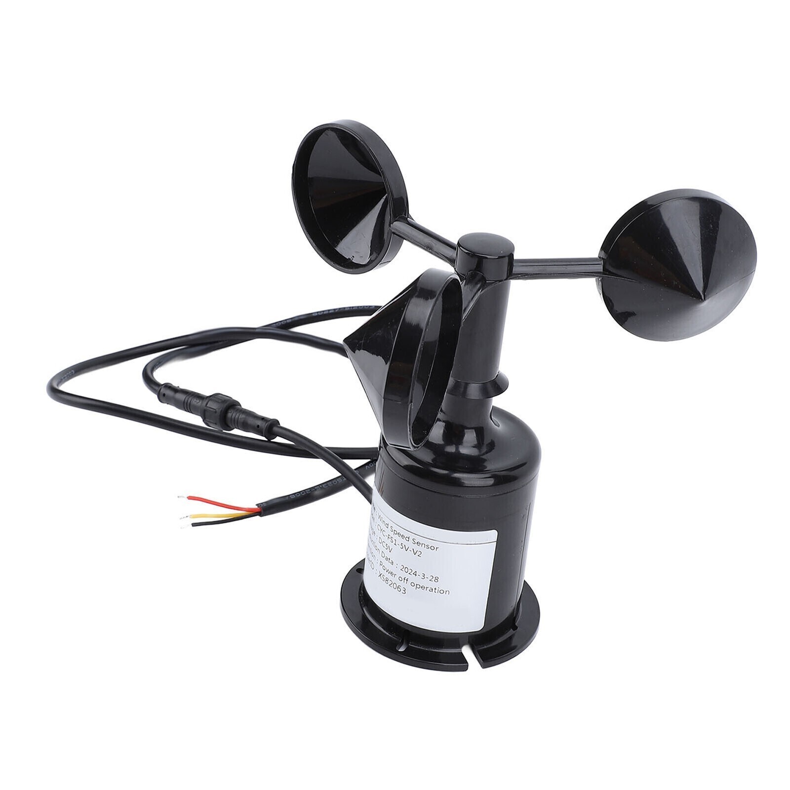Wind Speed Anemometer High Accuracy 5V Wind Speed Monito Sensor Measu