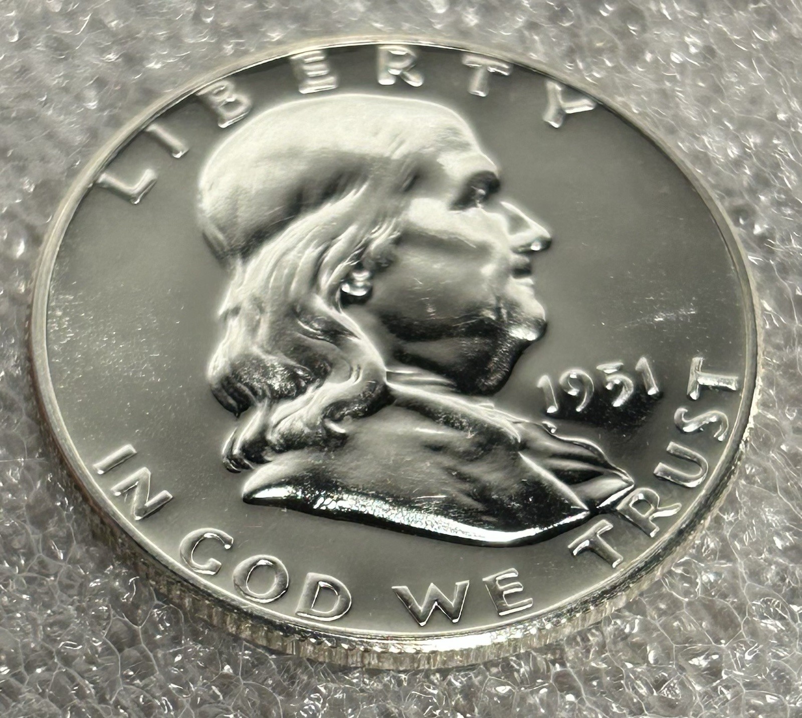 1951 Proof Franklin Silver 50¢ BBC1
