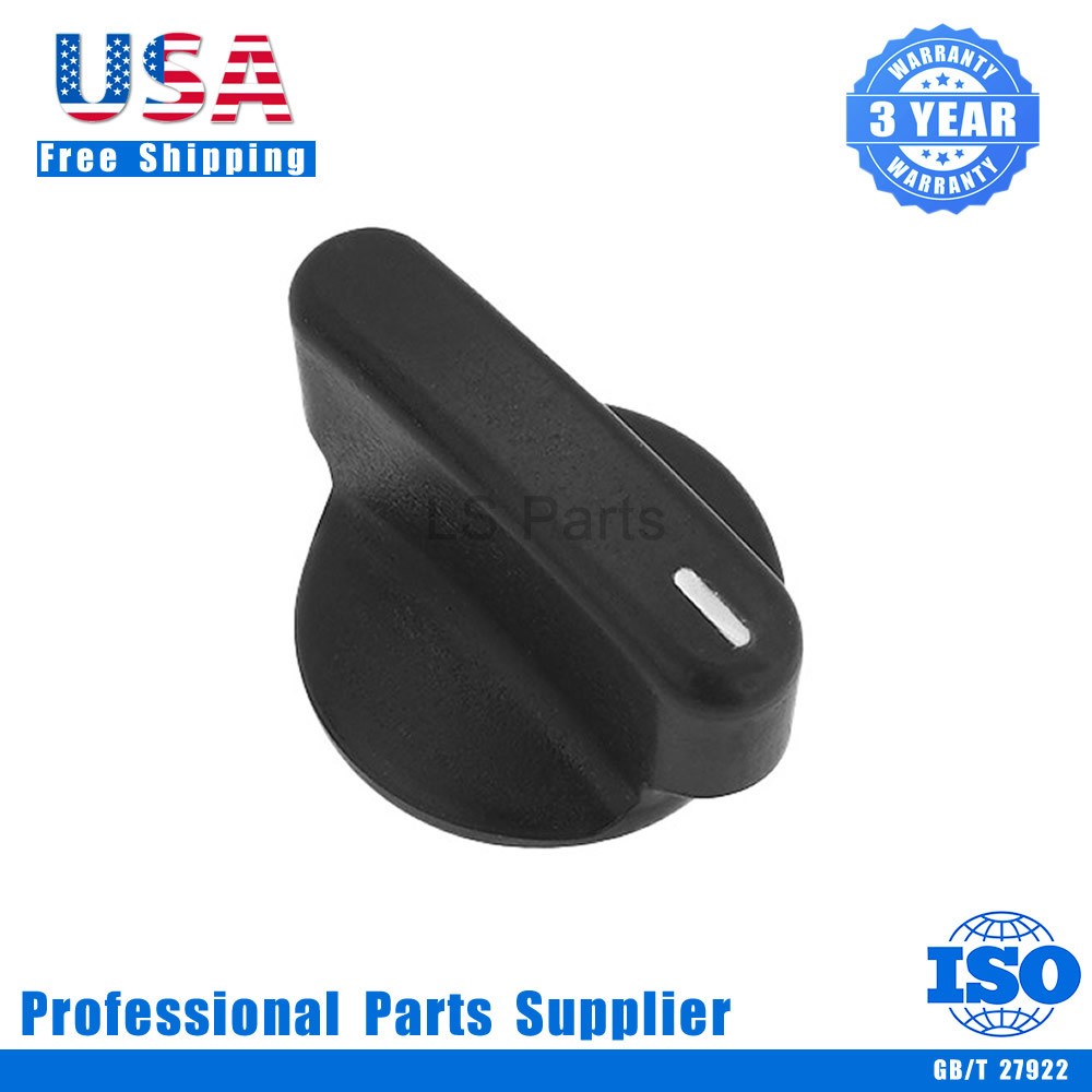 Black 00189011 Cooktop Knob for Bosch 189099 189011 1044394 EA3440443 AH3440443