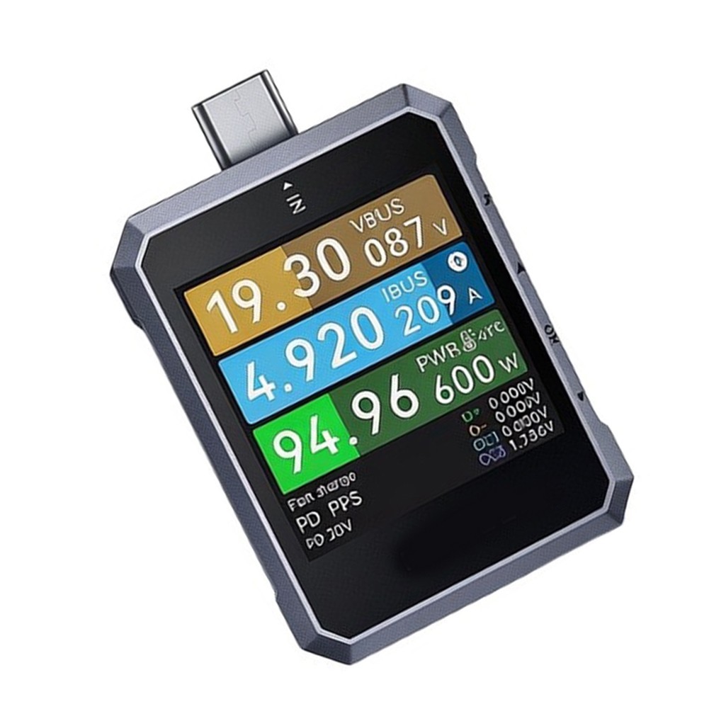 240W USB-C for pd 3.1 Power Analyzer for Battery Capacity Calculation Testing