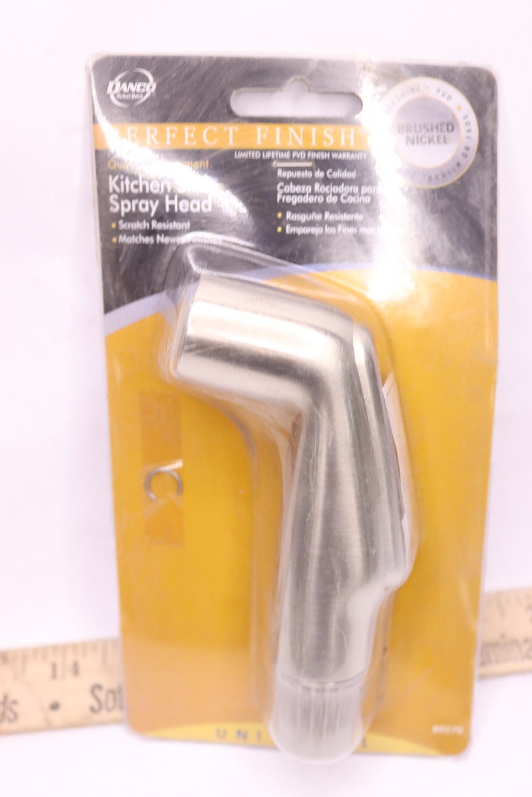 DANCO Universal Plastic Kitchen Side Spray Brushed Nickel