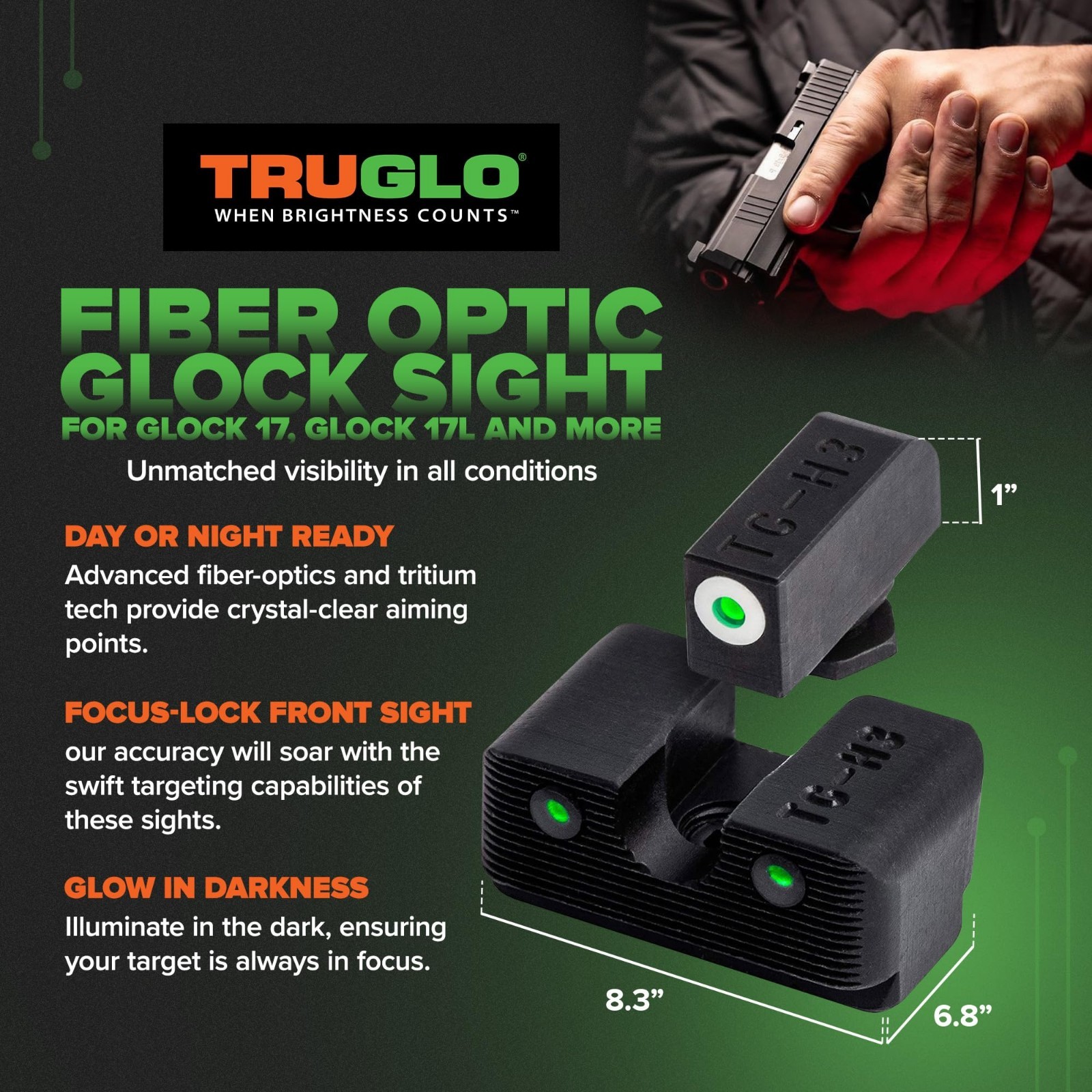 Glock Rear & Front Sight Installation Tool - Precision Gun Accessory, Easy Use