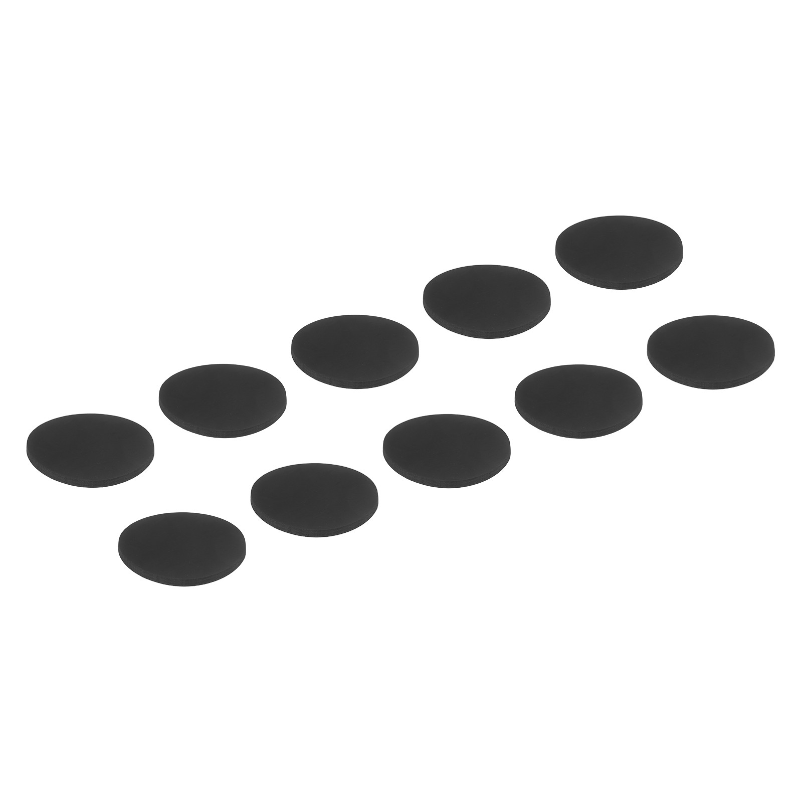 10 Pcs Non Slip Furniture Pads 68mm x 5mm, Adhesive Backed Rubber Feet