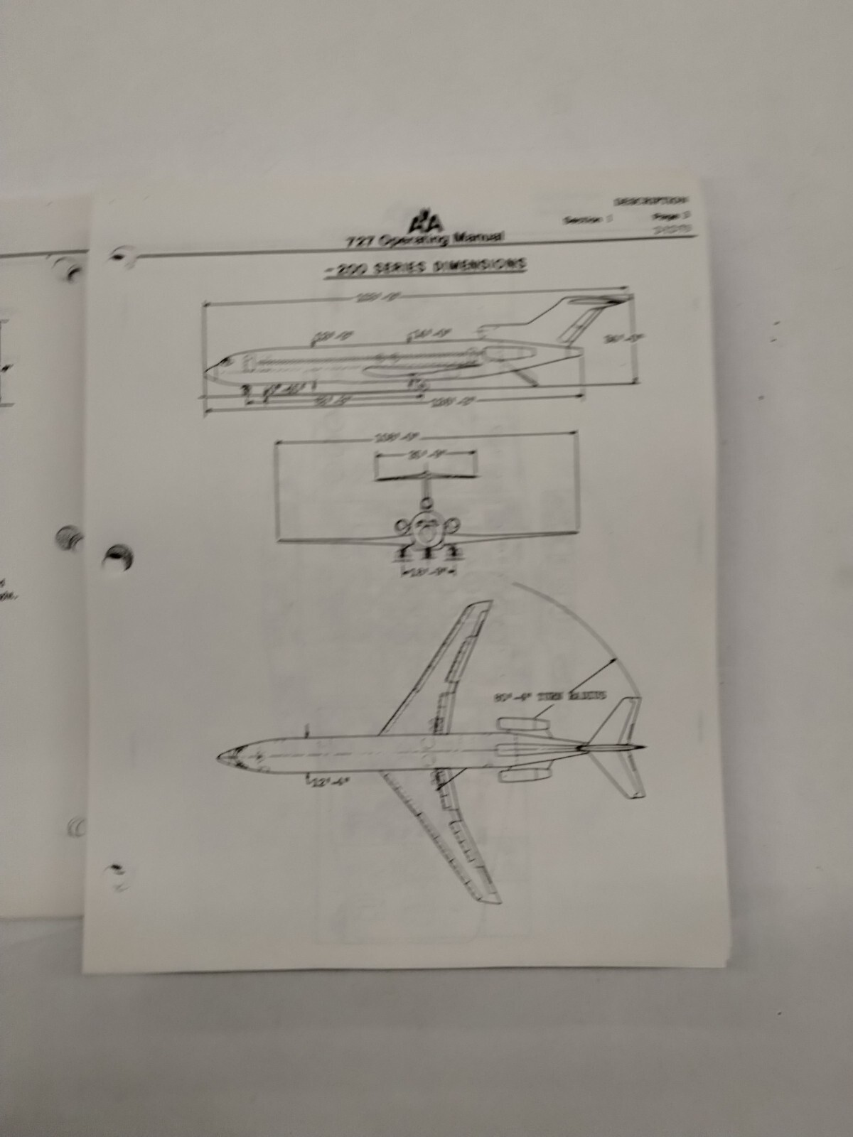 American Airlines 727 Operating Manual 1977-Copy