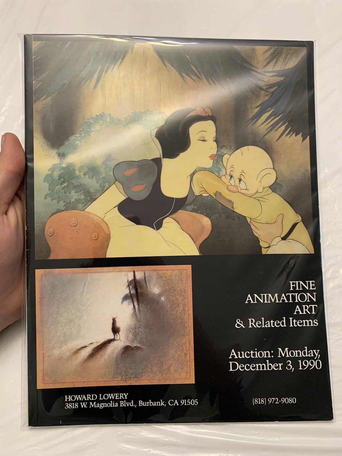 FINE ANIMATION ART AUCTION CATALOG Dec. 3, 1990