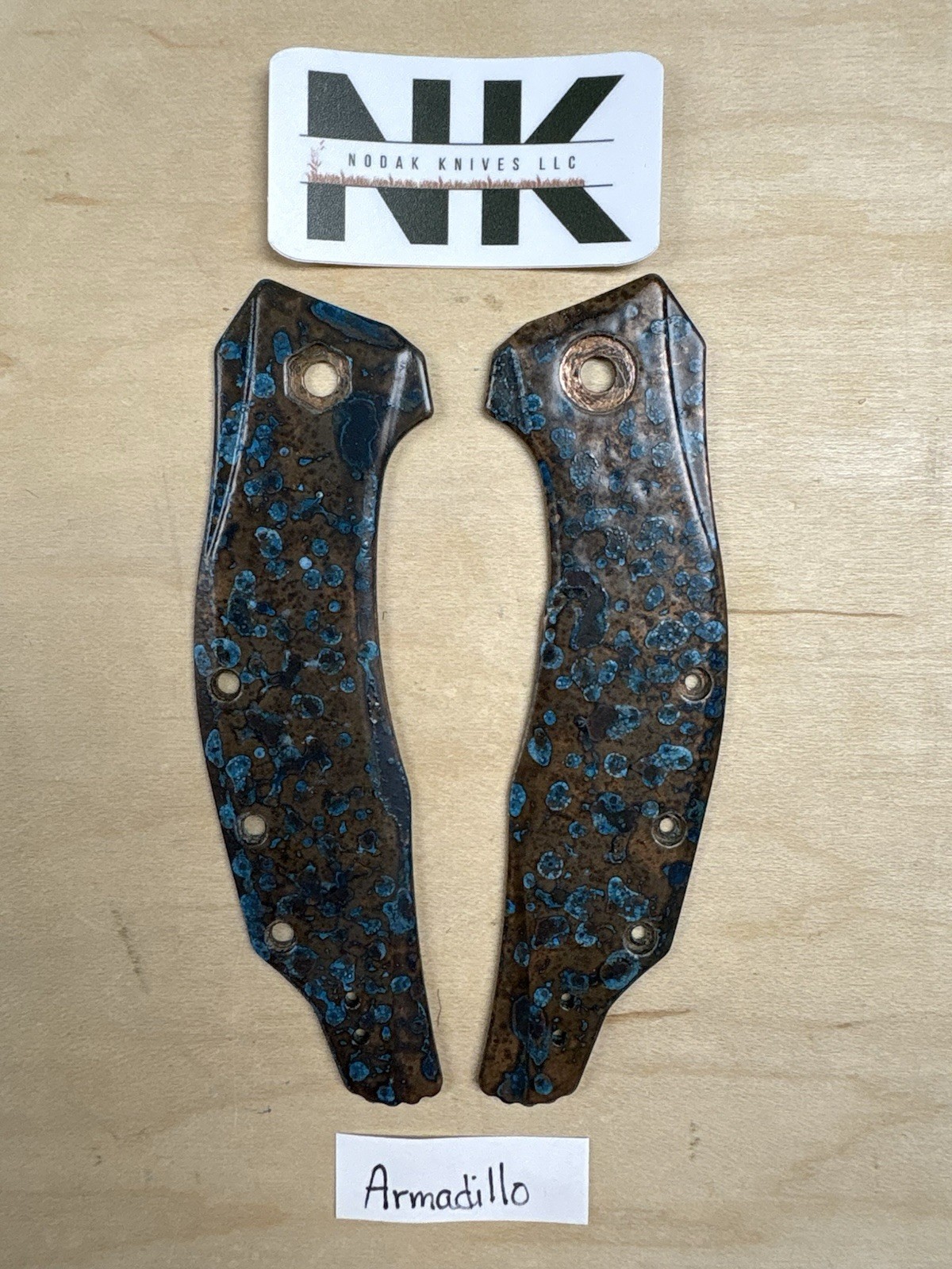 Nodak Custom “Armadillo” Shipwreck Copper Zero Tolerance ZT 0357 Scales