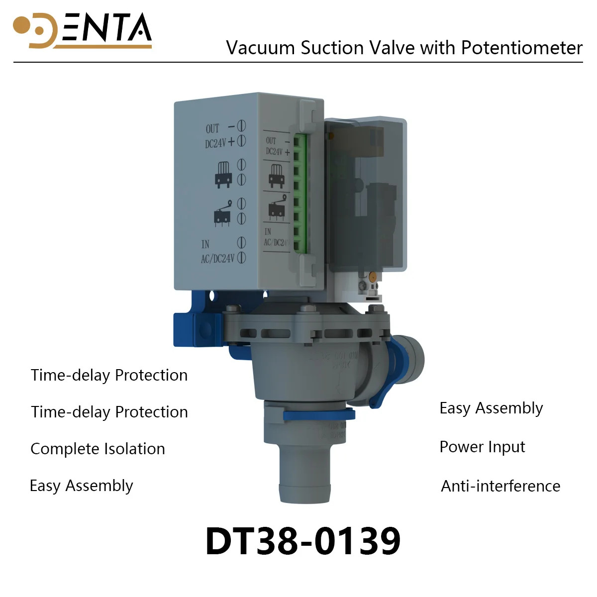 Vacuum Suction Valve Potentiometer - Dental Unit FIT DURR SIRONA FONA Belmont