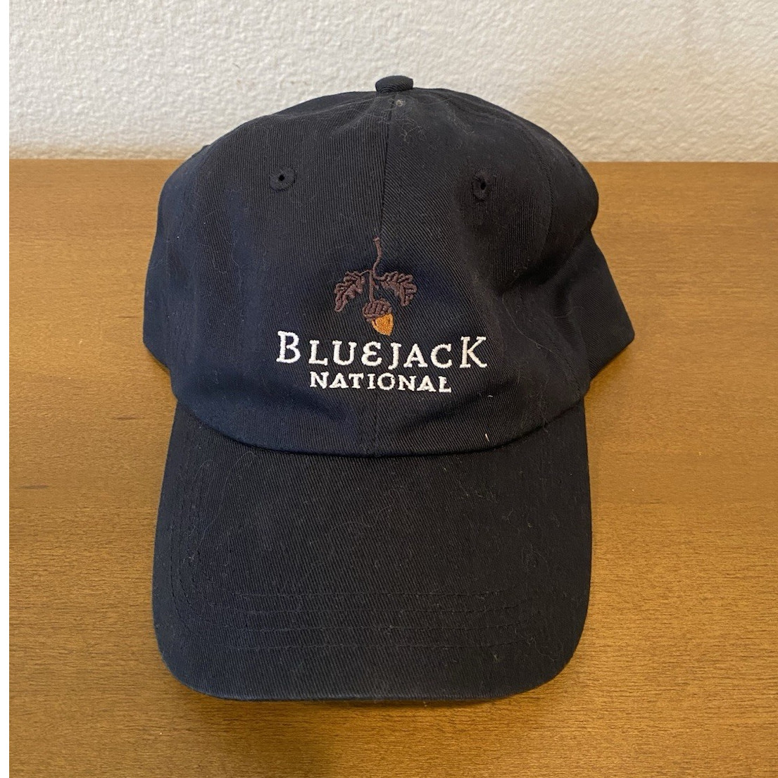 Bluejack National Hat - Navy Adjustable Cotton Solid Logo