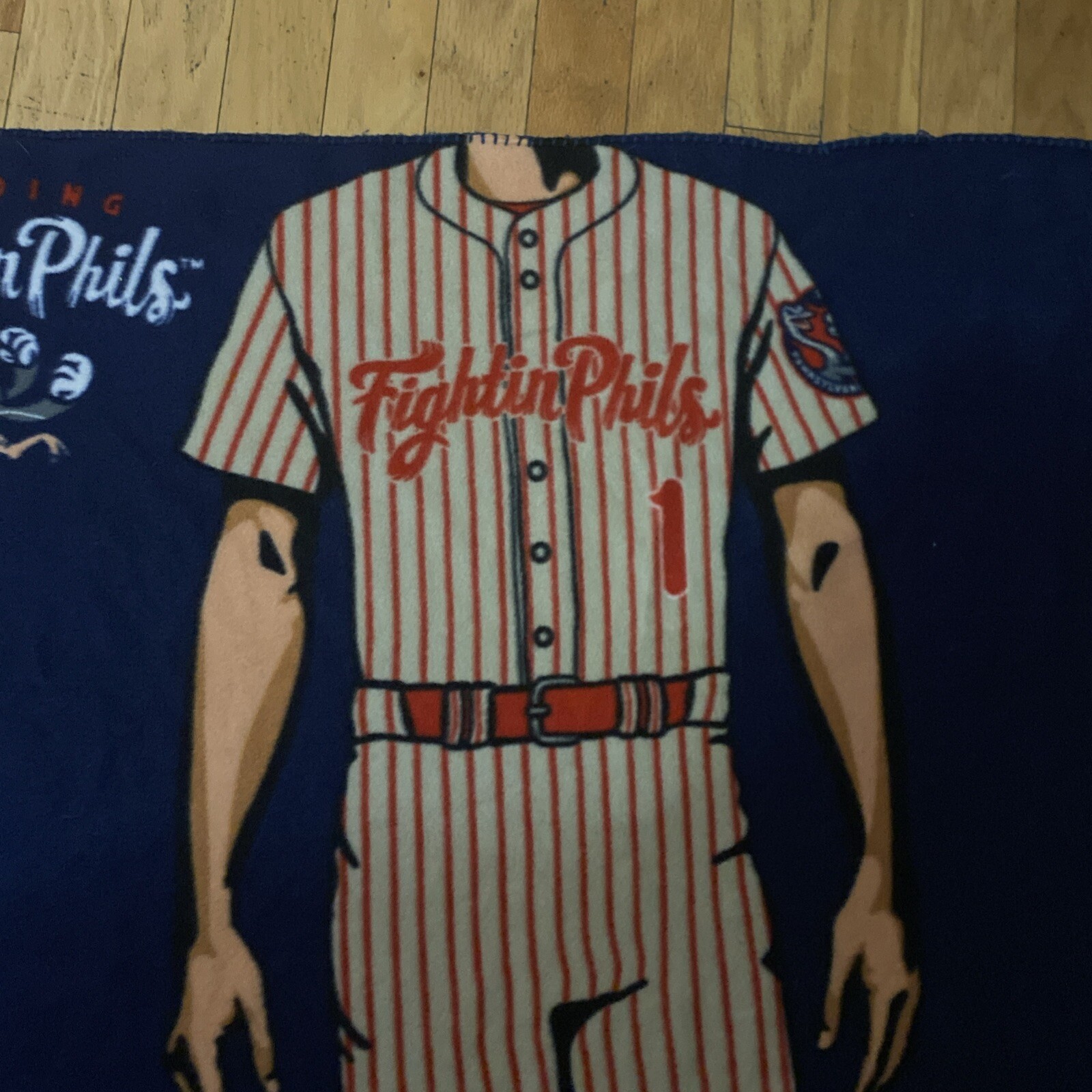Reading Fightin’ Phils Fleece Blanket Stadium Giveaway - MiLB SGA 59x45