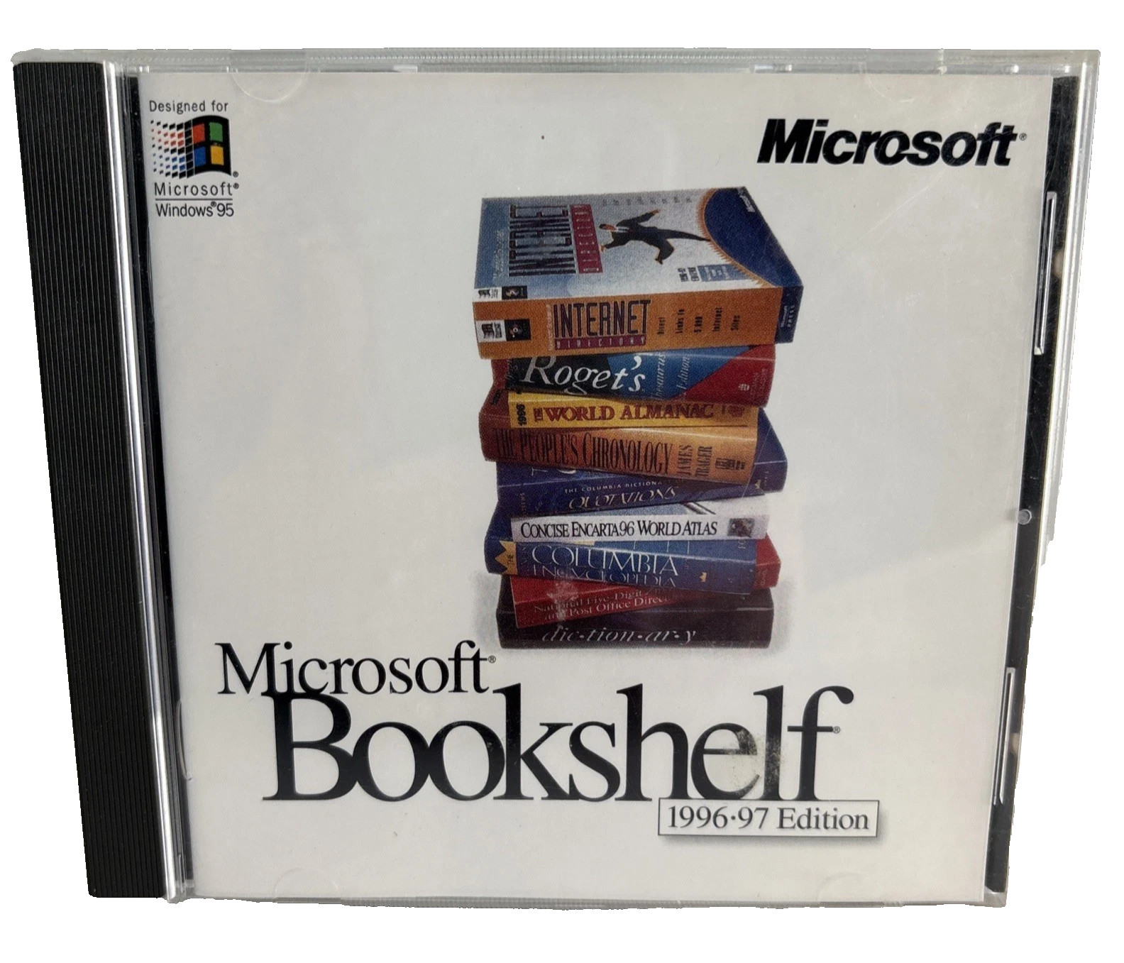 Microsoft Bookshelf 1996-97 Edition CD -ROM Multimedia Reference Library