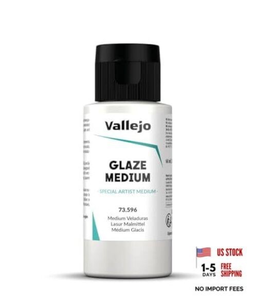 Medium Acrylic Glaze 60 ml (2.02 fl.oz) - Transparent, Slow-Drying