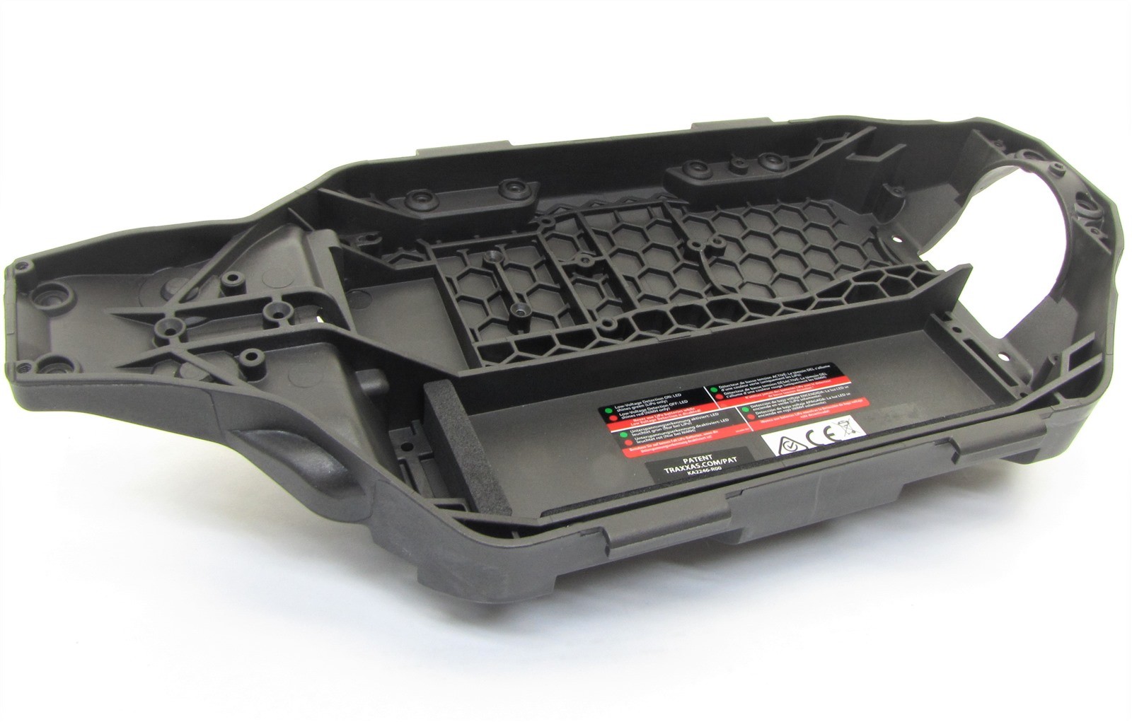 Fits Traxxas SLASH 4x4 ULTIMATE   68277-4 - CHASSIS (Charcoal LCG version 7422a