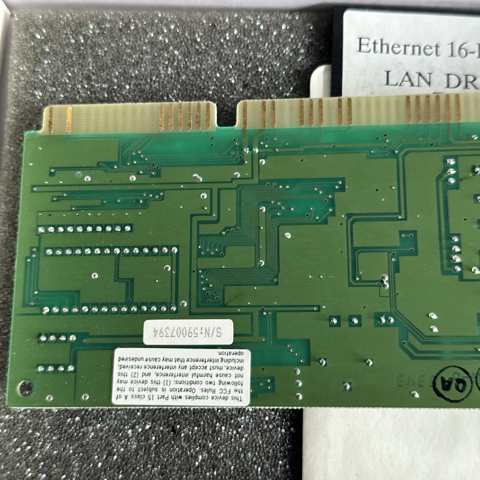 Winbond EtherAdapter-16 Ethernet Adapter Card W89C904AXF
