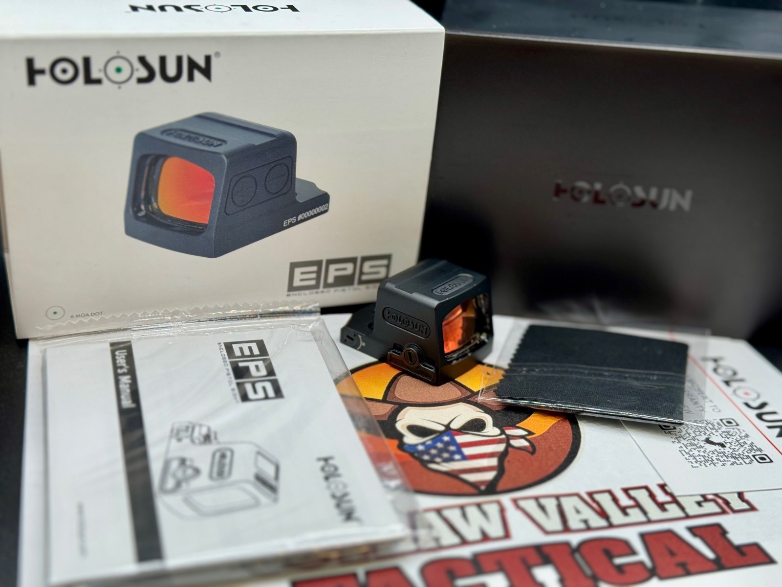 HOLOSUN EPS Carry 6 MOA Green Dot Sight - Black
