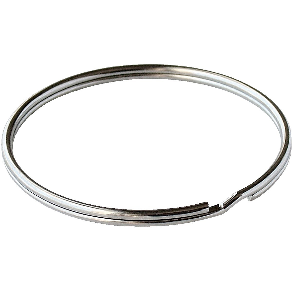 Lucky Line Tempered Steel Nickel-Plated 3/4 In. Key Ring (100-Pack) 76200 Lucky