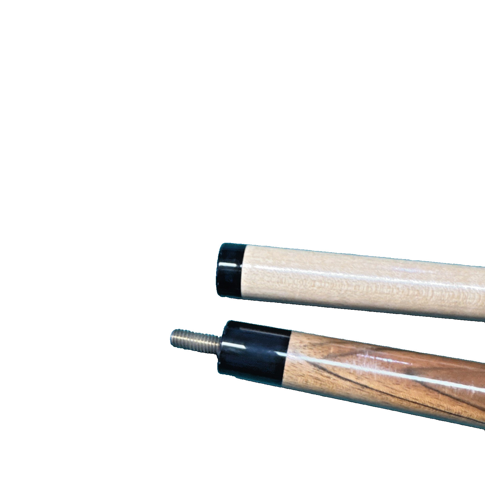 Vintage Adams 2 Piece Pool Cue, Wood and Black Joint. 20oz Tip is 12.5 mm