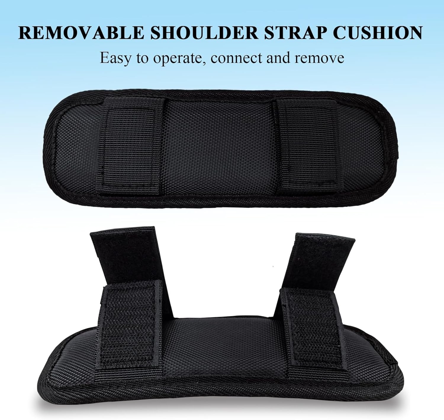 Soft Shoulder Strap Pad, Breathable & Removable Backpack Strap Pads for Bag Stra