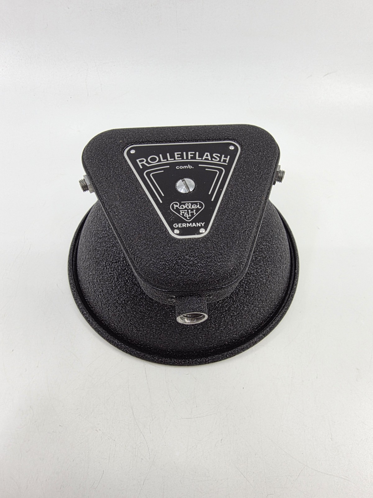 Vintage Rolleiflash Comb. Rollei F&H Germany Flash Unit for Rolleiflex TLR Black