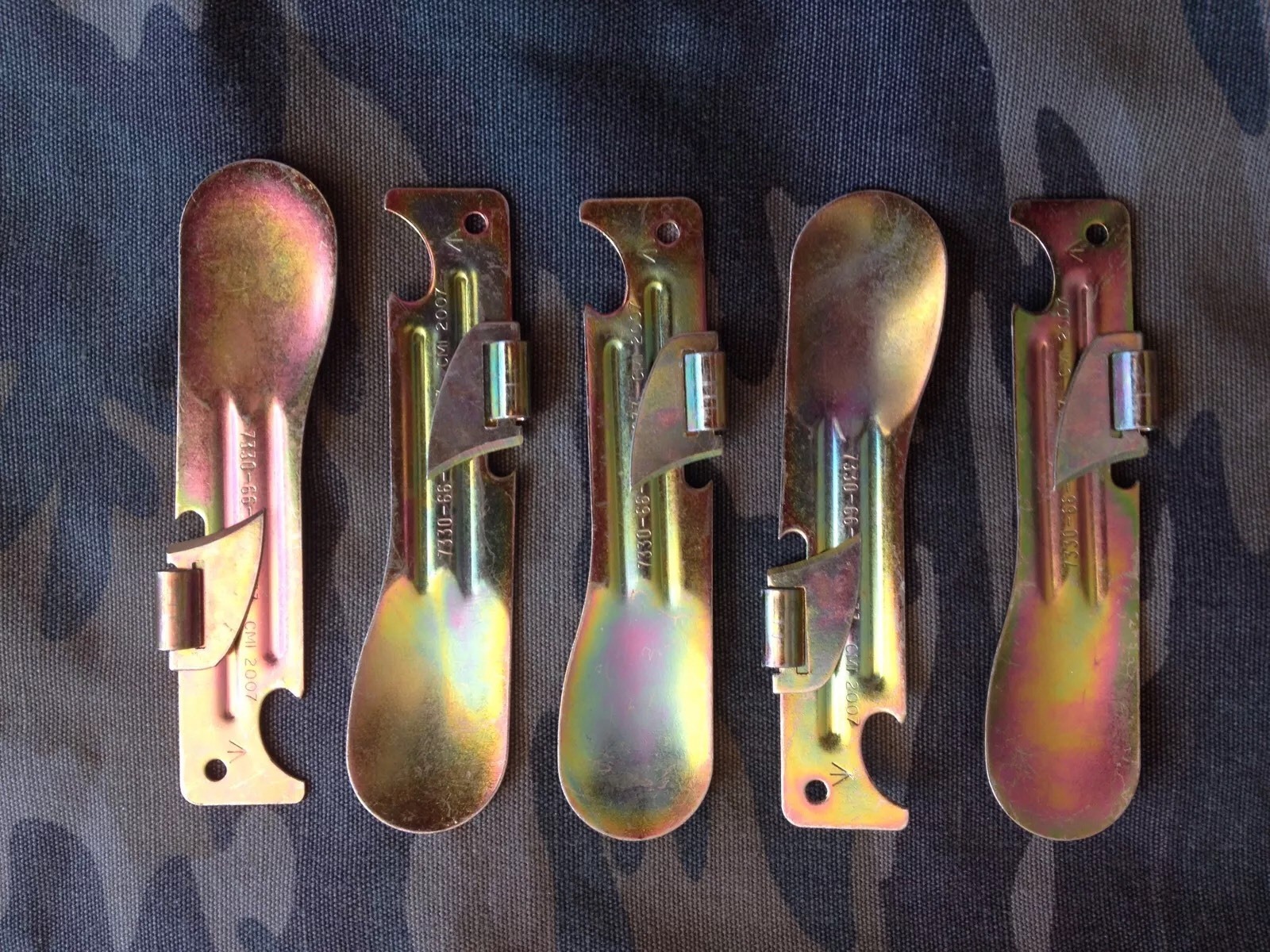 5 Australian Army Can Tin Fred Sf Opener Military Surplus Camping Survival EDC