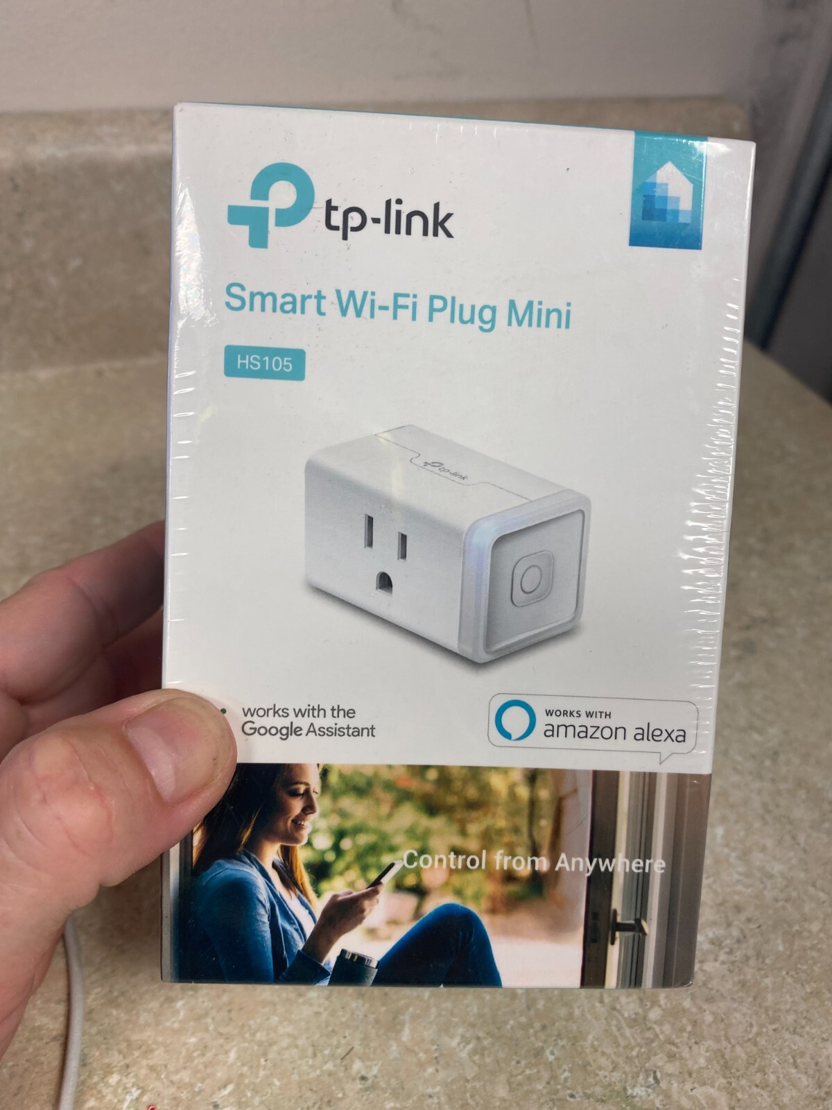TP-Link HS105 Kasa Smart Plug Mini Home Wi-Fi Outlet Works with Alexa & Google
