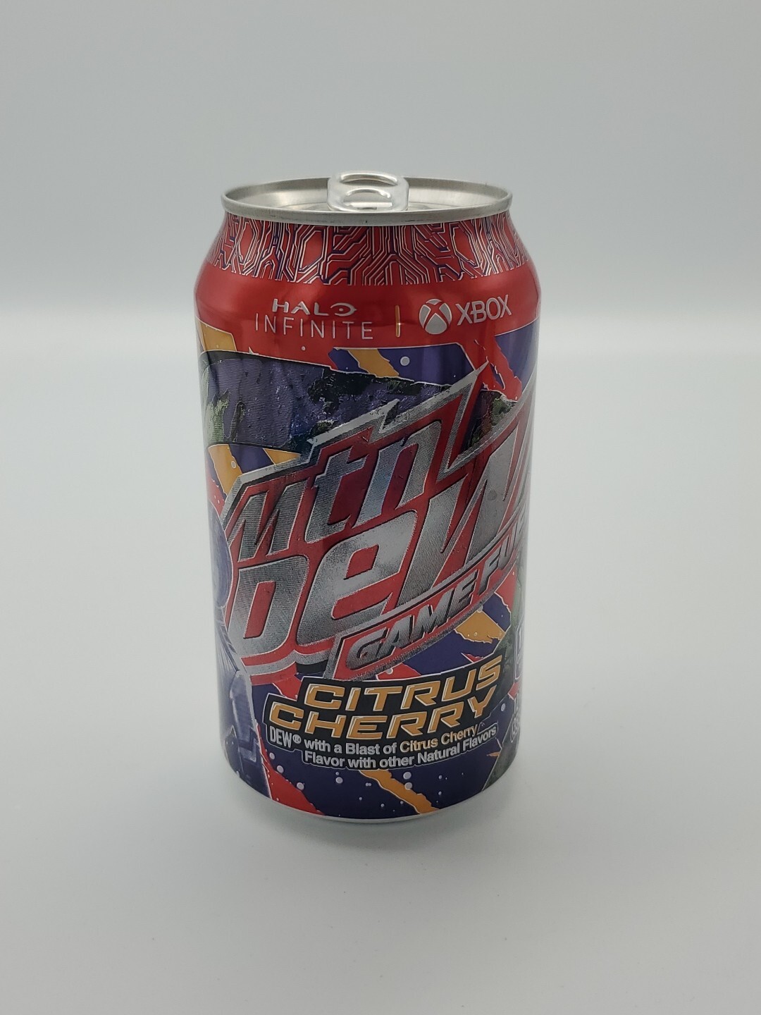 EMPTY 2023 Mtn Dew Game Fuel Citrus Cherry 12oz Dew Can XBOX HALO INFINITE