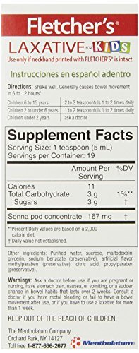2 Pack Fletcher S Laxative For Kids 3.50Oz Each